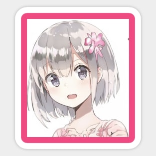 Anime Girl - Rosemary Sticker